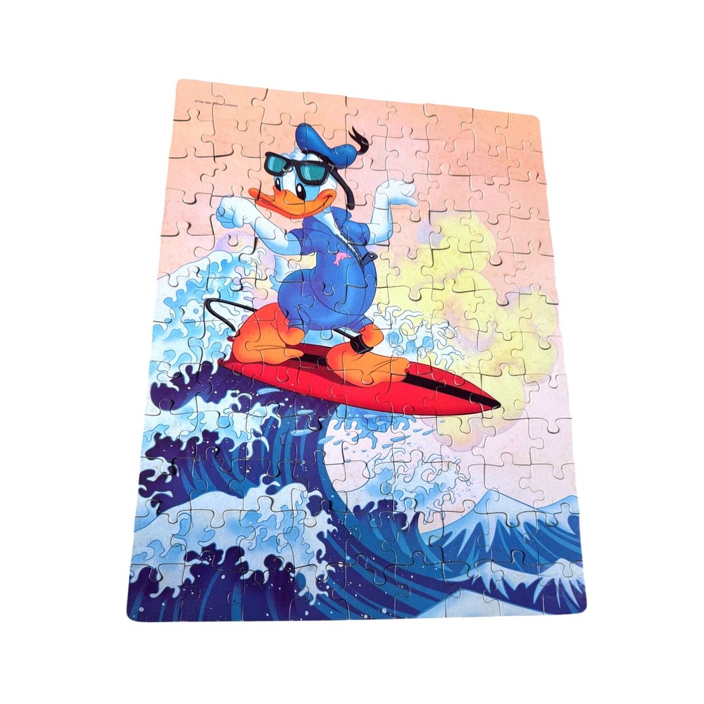 Vintage‎ Golden Disney Donald Duck Surfing 100 Piece Jigsaw Puzzle 4649D-44